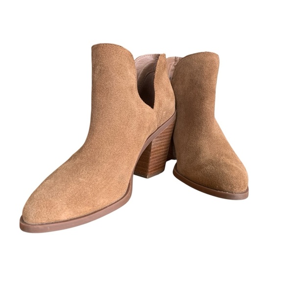 Steve Madden Aker Women's Brown Suede Ankle Boots Booties Women's Size 9M - Picture 2 of 11